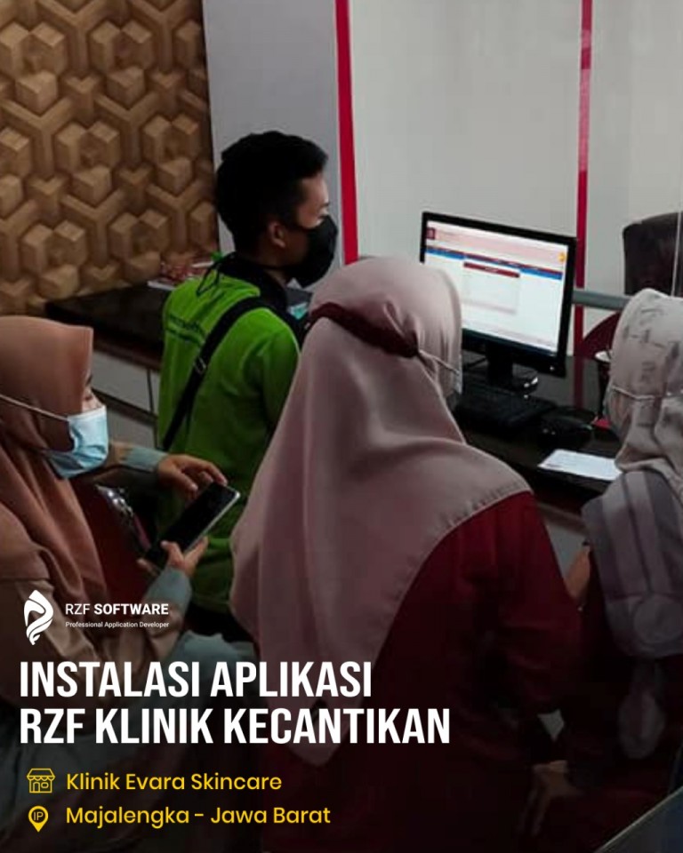 Instalasi Aplikasi Klinik Majalengka - Evara Skincare 