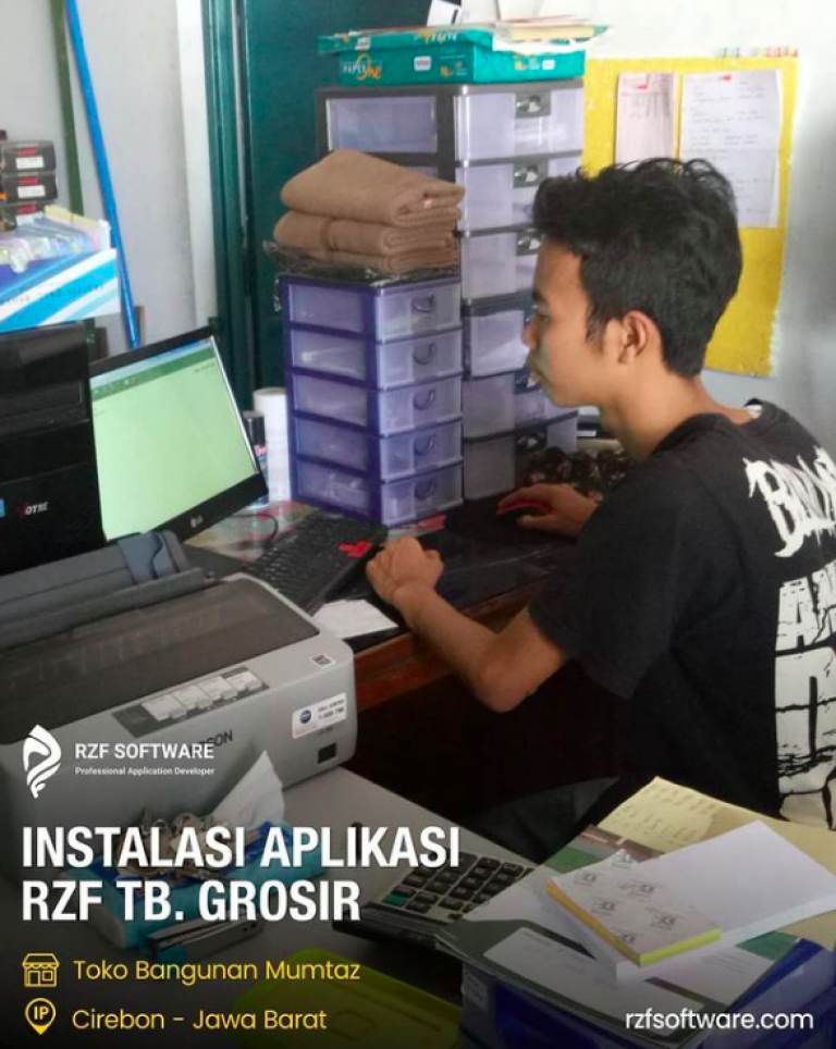 Instalasi Aplikasi Kasir Cirebon - TB Mumtaz